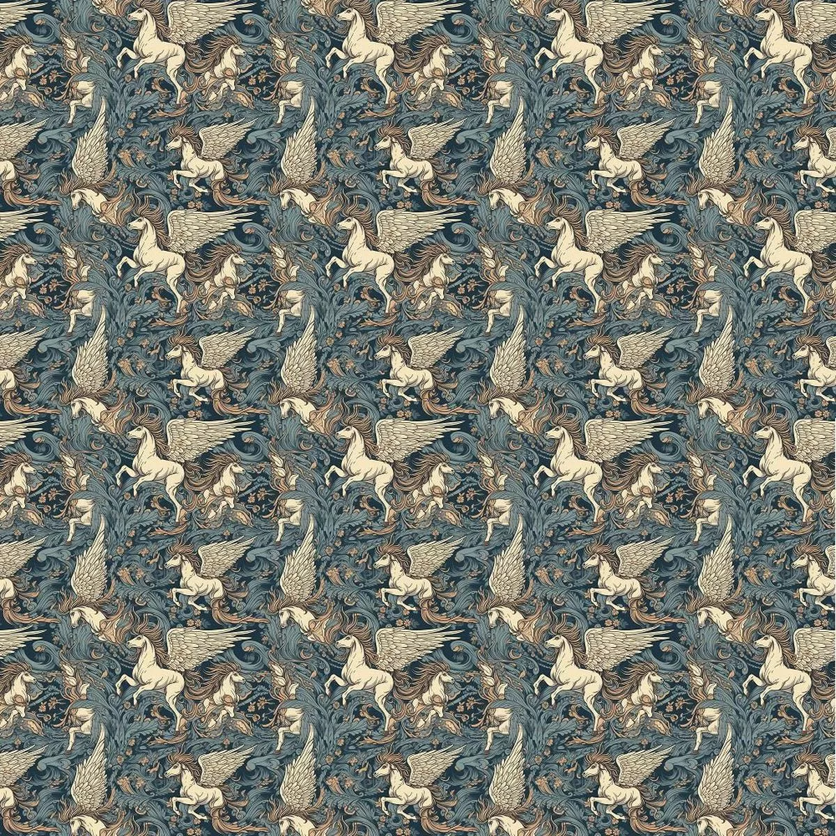 Vintage Fairytale Pattern #5 Fabric