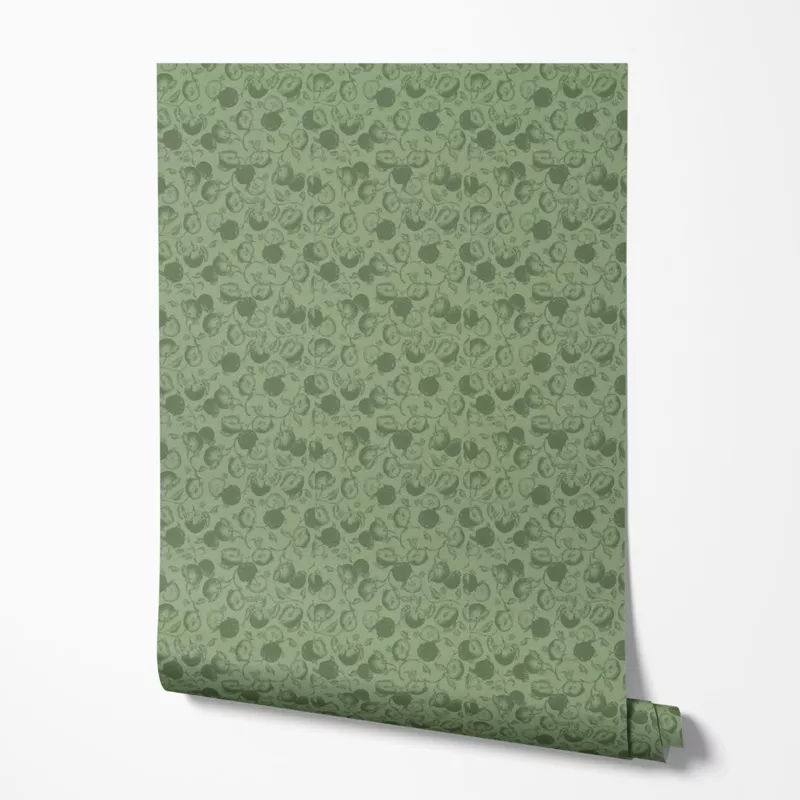 Vintage Green Apple Wallpaper