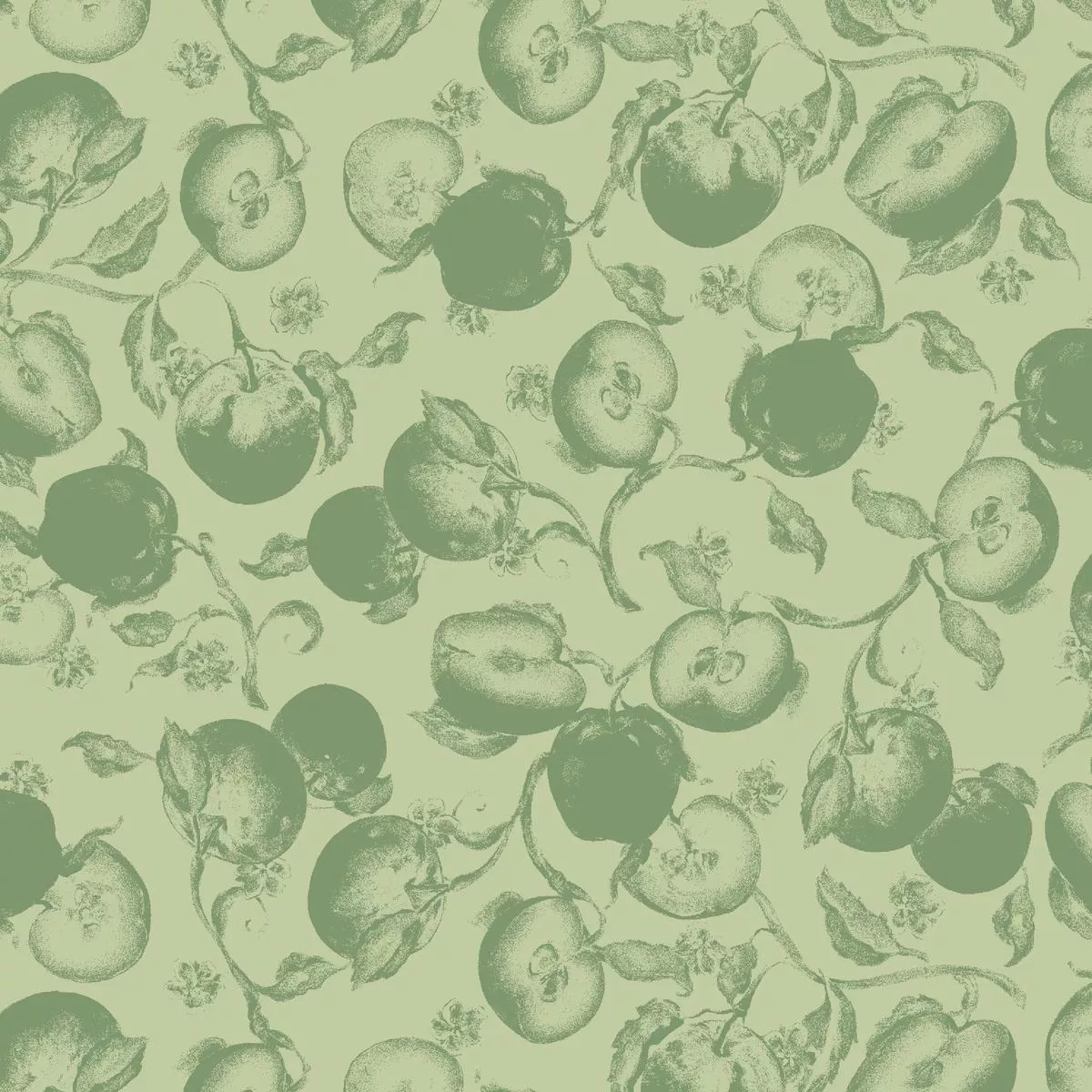 vintage-green-tomato-botanical-fabric Vintage Green Tomato Botanical Fabric