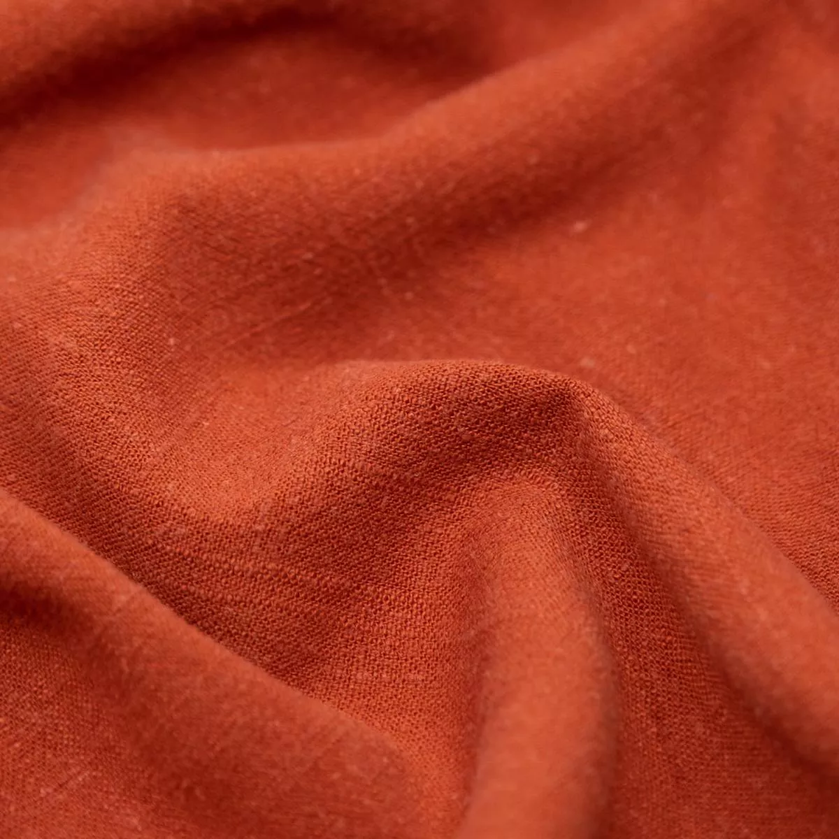 Viscose Linen Noil – Red Clay