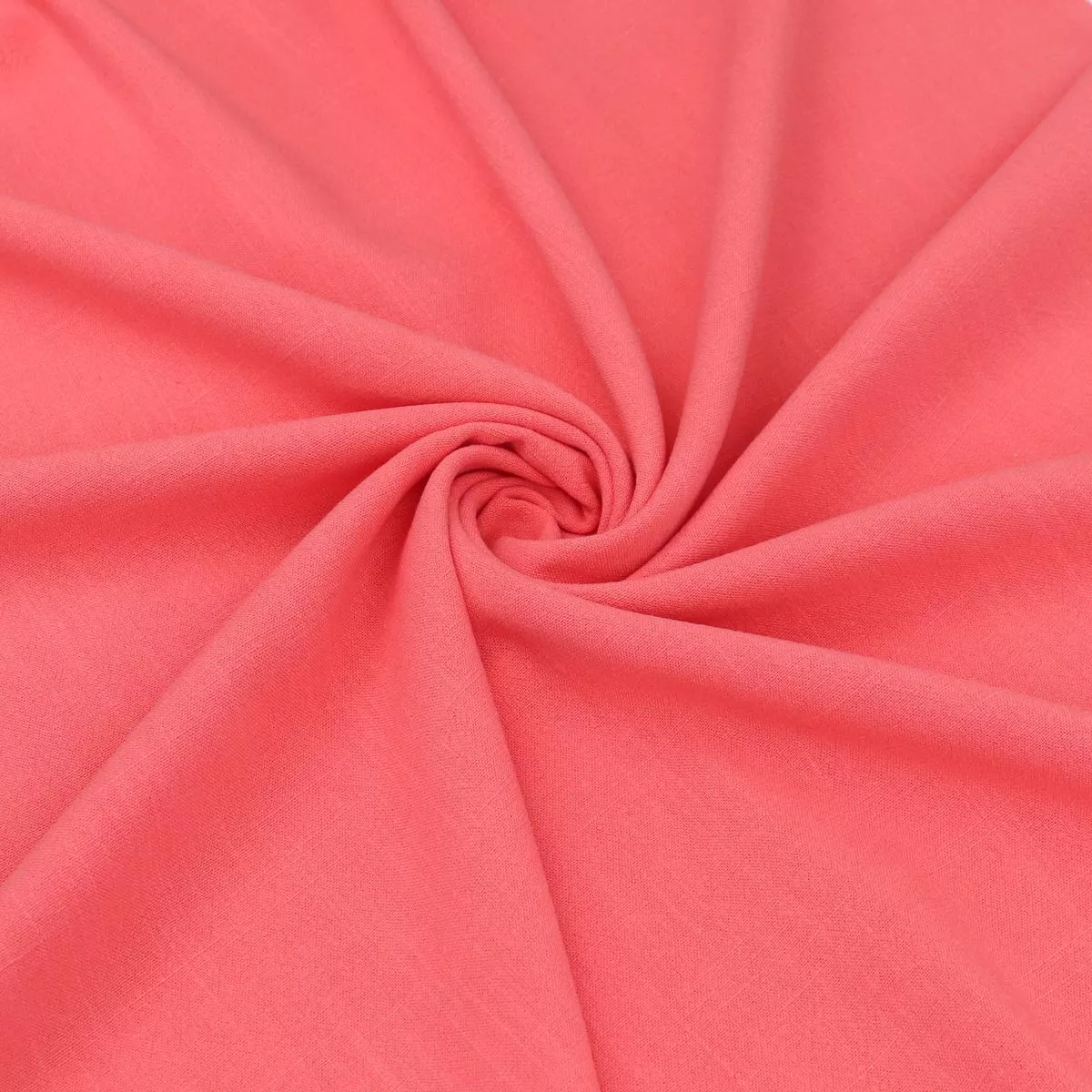 Viscose Linen Slub – Coral