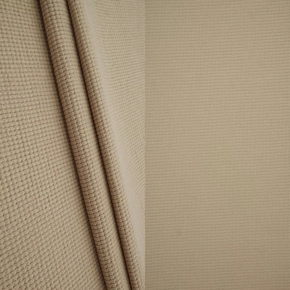 Waffle Double Knit Solid Fabric KNT4667 – TAUPE