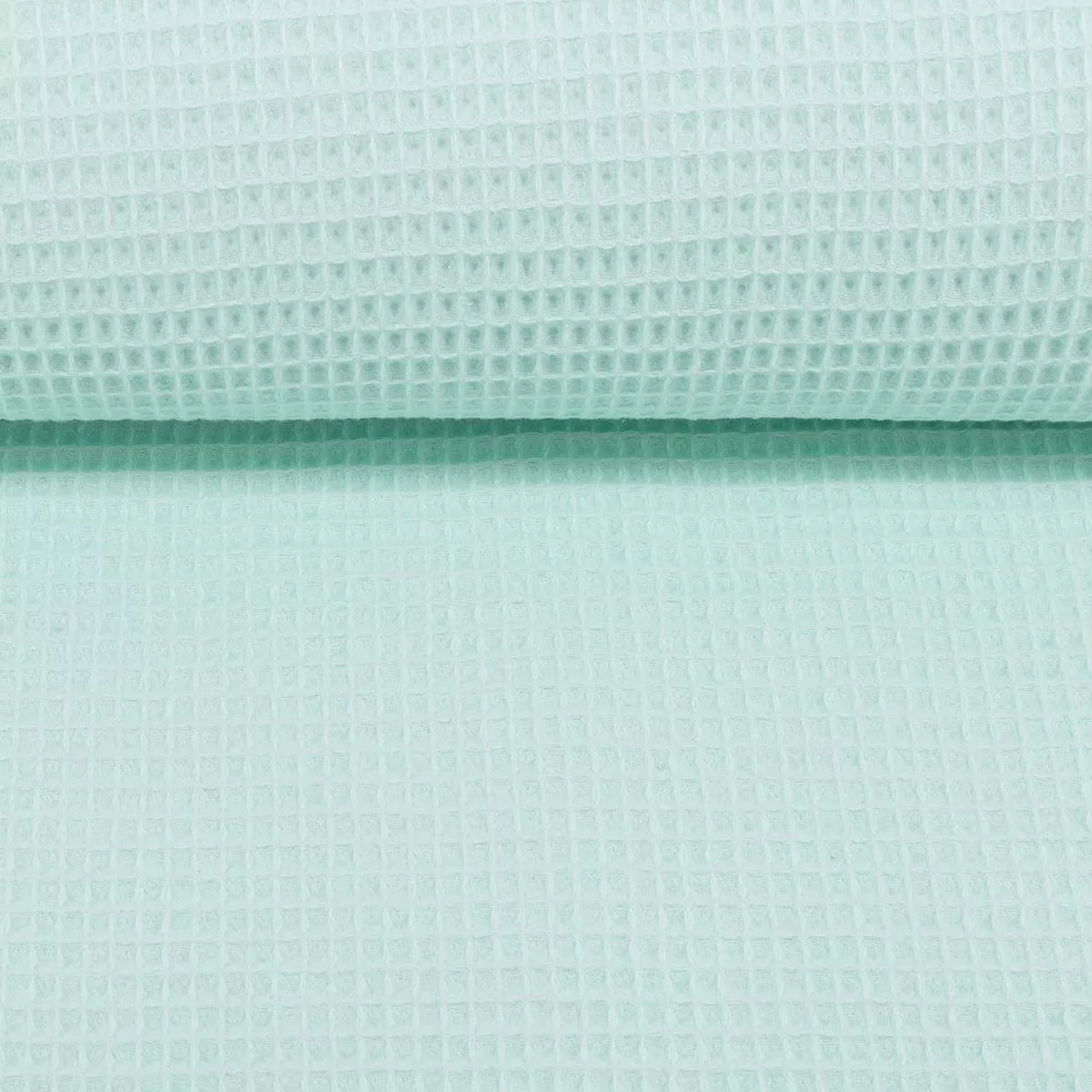Waffle fabric-mint 230 g/m