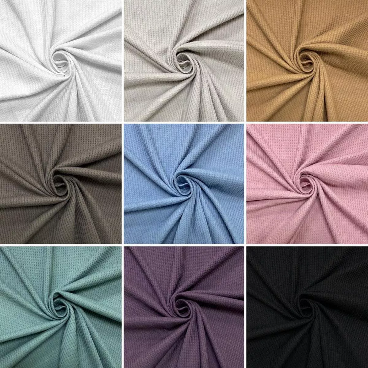 waffle-knit-jersey-fabric Waffle Knit Jersey Fabric
