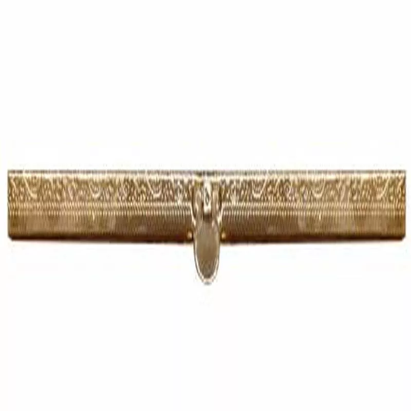 Wallet Clasp 7 1/2″ Embossed Yellow Gold