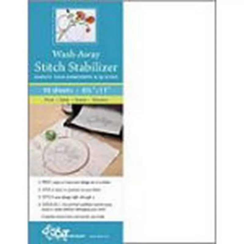 Wash-Away Stitch Stabilizer