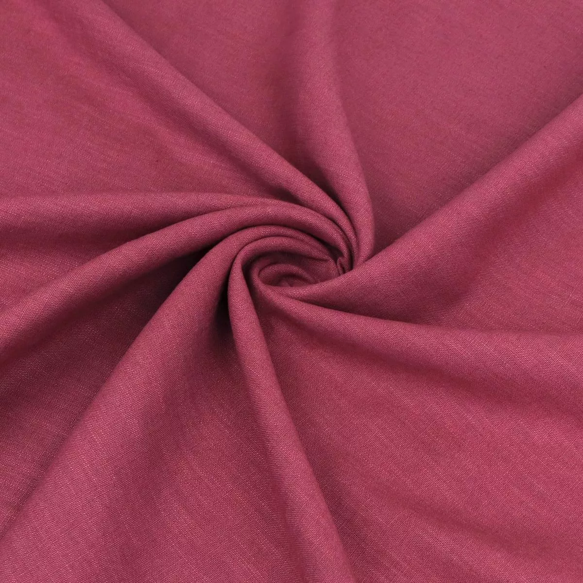 Washed Linen Cotton – Dark Rose