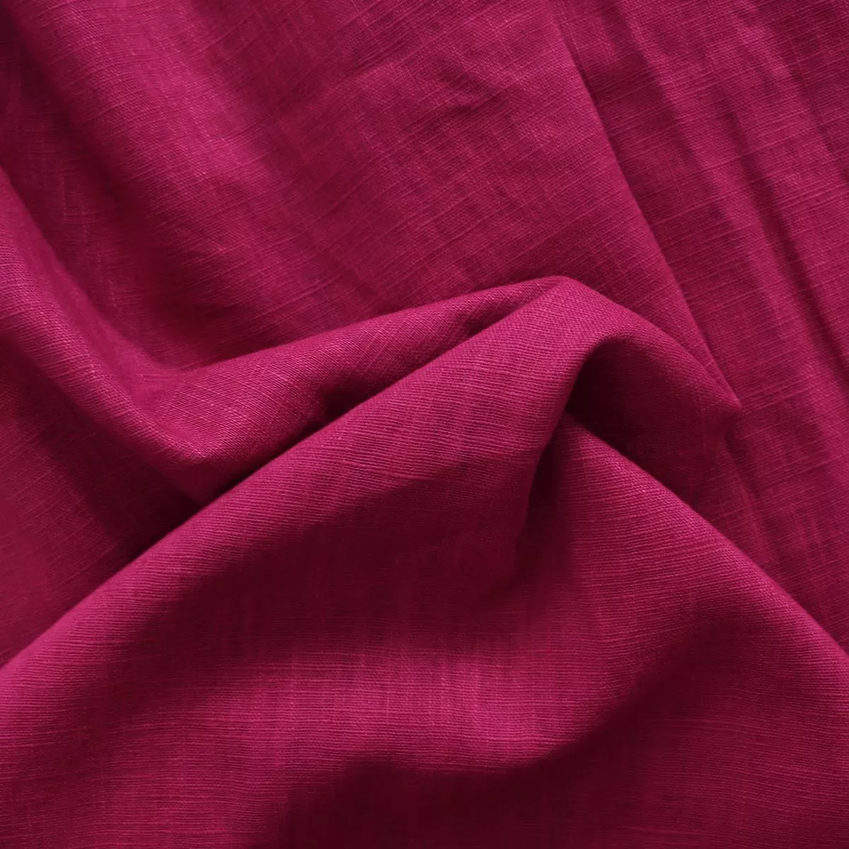 washed-linen-cotton-fuchsia-pink Washed Linen Cotton – Fuchsia Pink