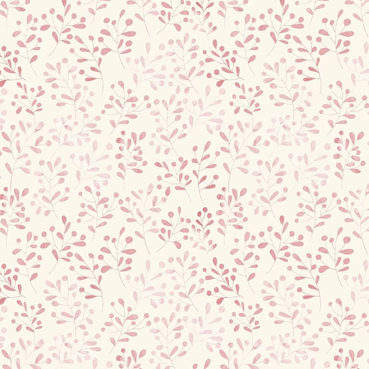 watercolor-branches-fabric-pink Watercolor Branches Fabric – Pink
