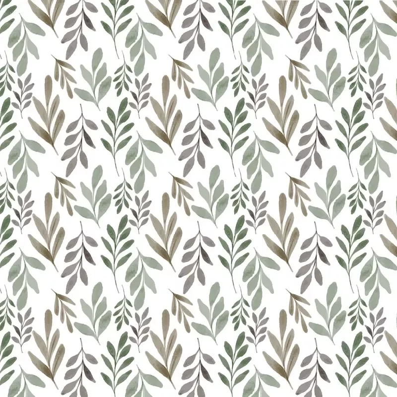 watercolor-foliage-fabric-green Watercolor Foliage Fabric – Green
