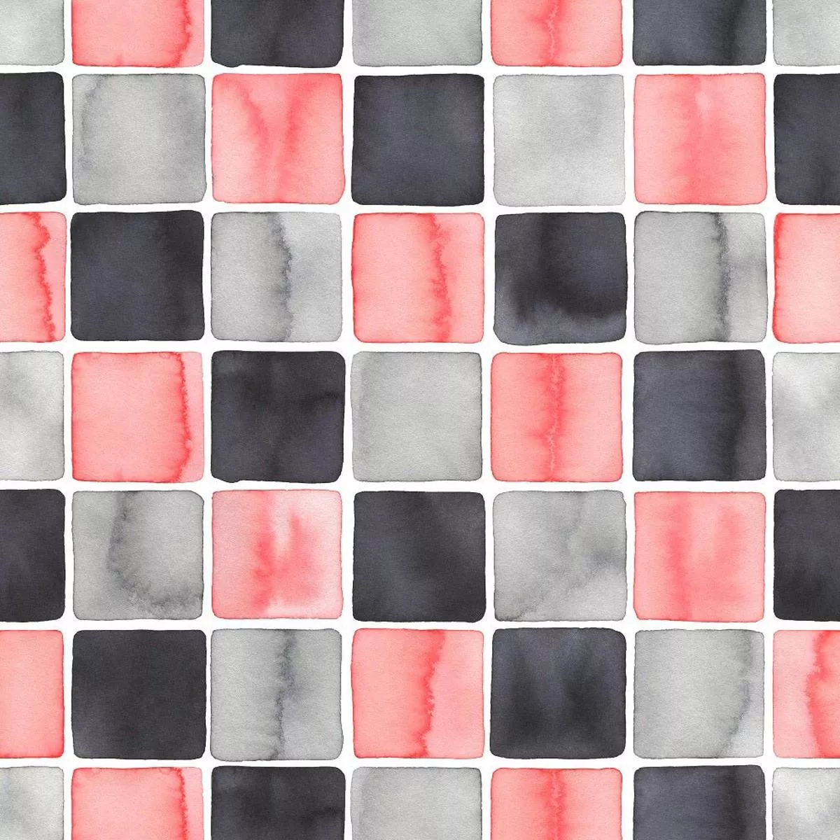 watercolor-squares-fabric-pink-gray Watercolor Squares Fabric – Pink/Gray