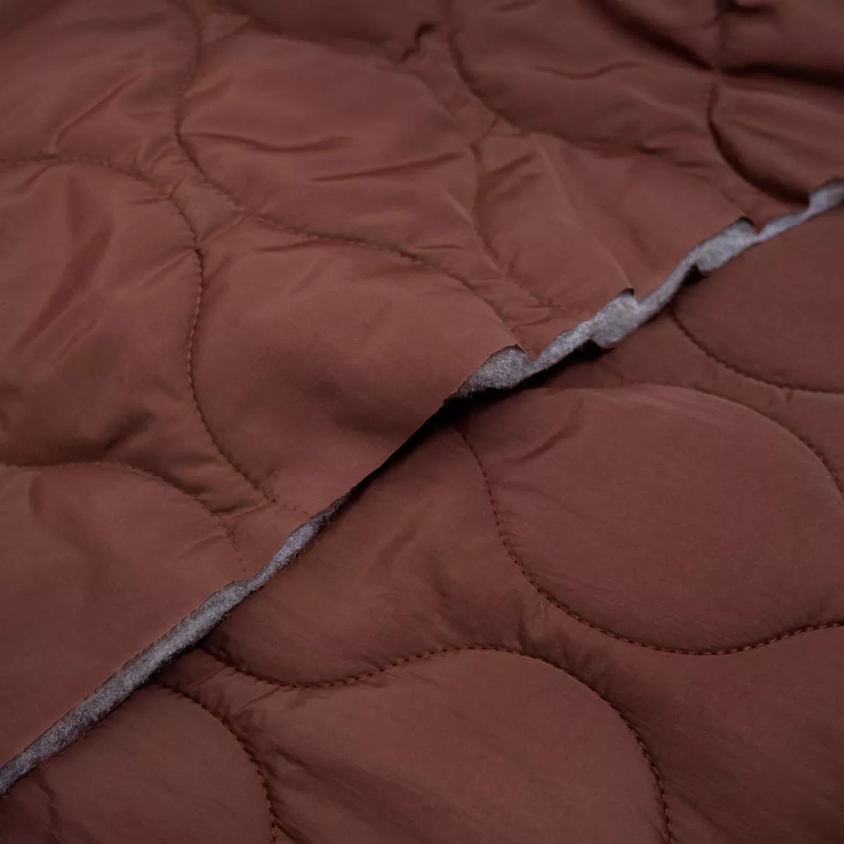 wavy-quilted-nylon-puffer-baked-clay Wavy Quilted Nylon Puffer – Baked Clay
