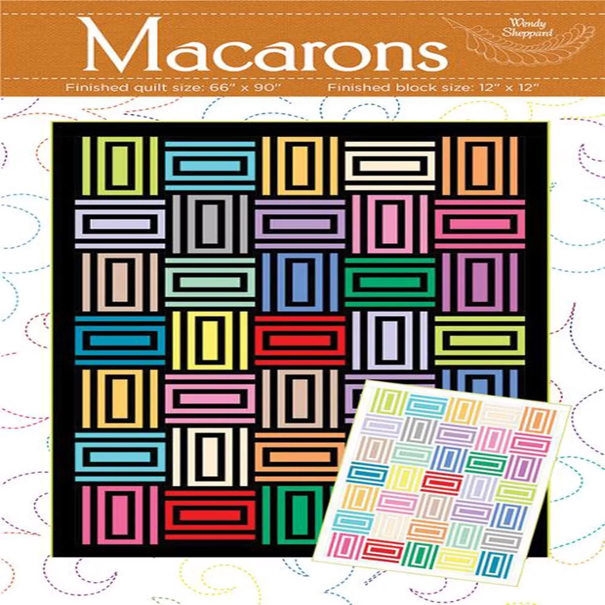 wendy-sheppard-macarons-quilting-pattern-ws-08 Wendy Sheppard Macarons Quilting Pattern WS-08