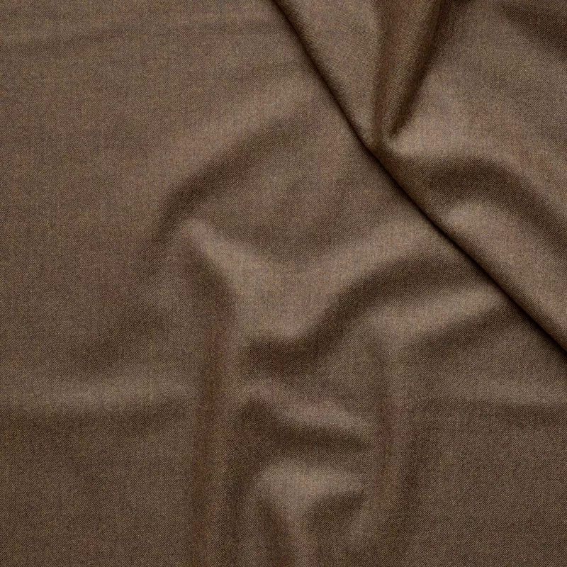 WF2-47 : Worsted Flannel Olive-Green Plain Mlange