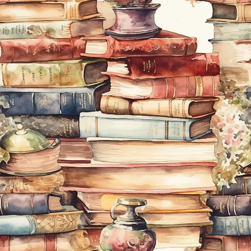 whimsical-messy-books-decor-6-fabric Whimsical Messy Books & Decor #6 Fabric