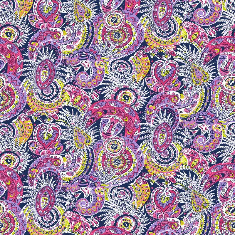 Whirl Wind, Purple Indigo Fabric
