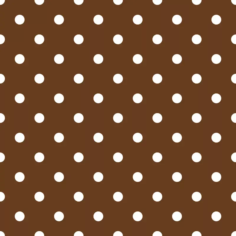 white-dots-fabric-chocolate White Dots Fabric – Chocolate