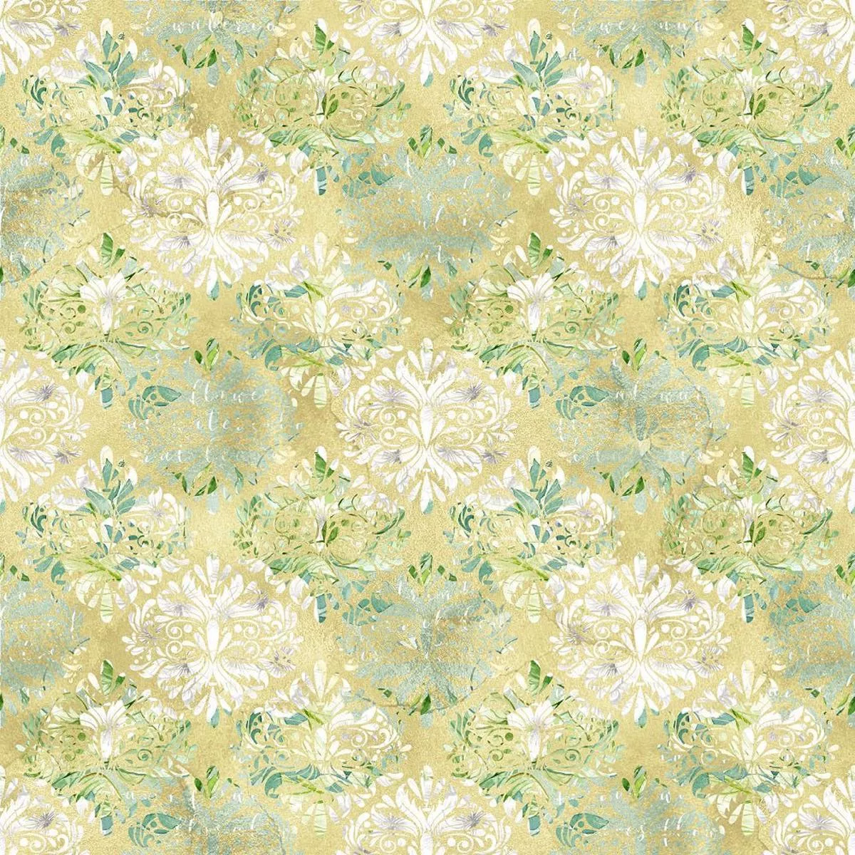 white-hydrangeas-vintage-fabric White Hydrangeas Vintage Fabric
