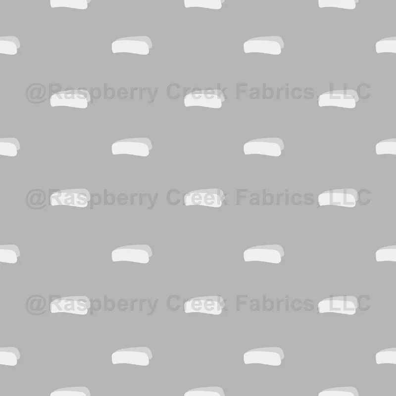 White Minimalist Dashes on Gray