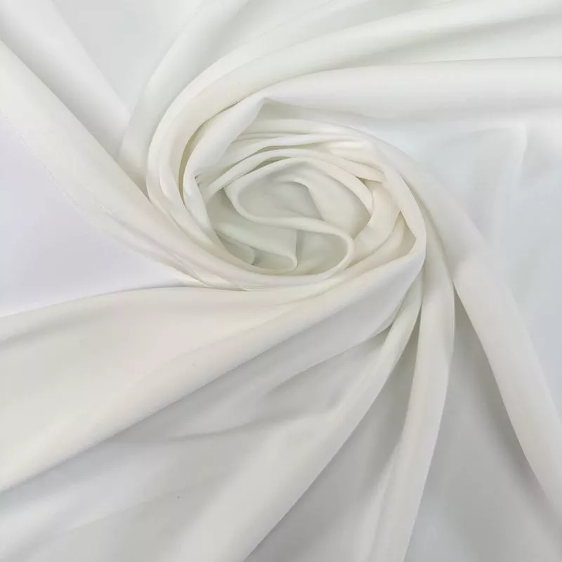 White Polyester Suit Woven