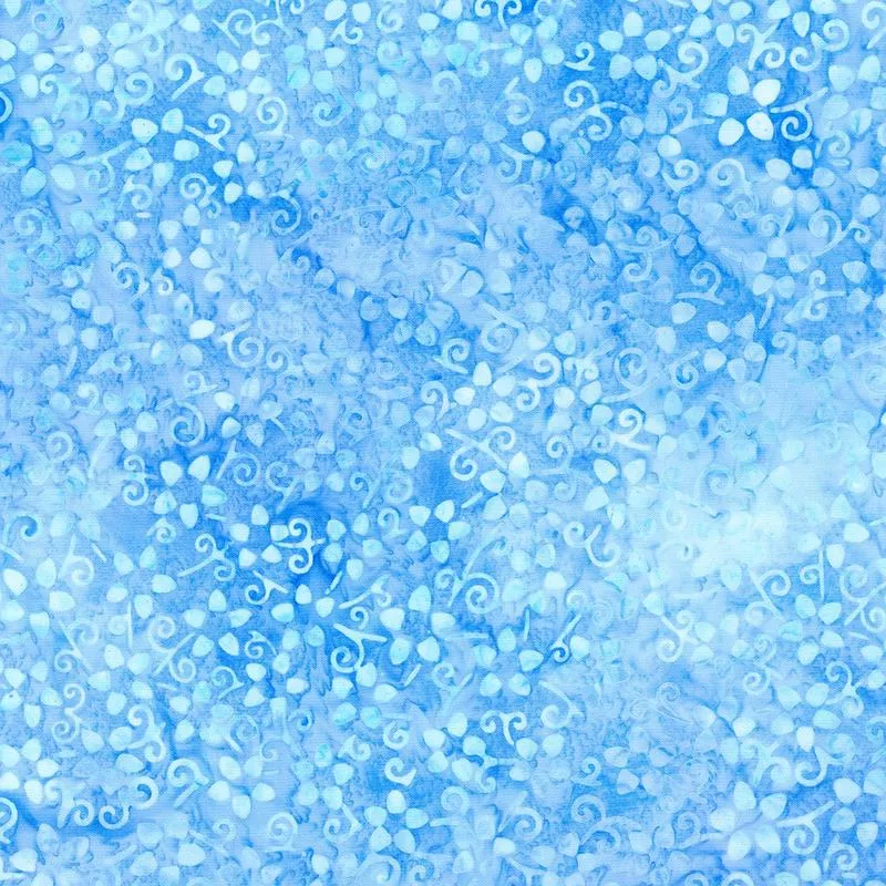 Wild Garden Batiks Azure