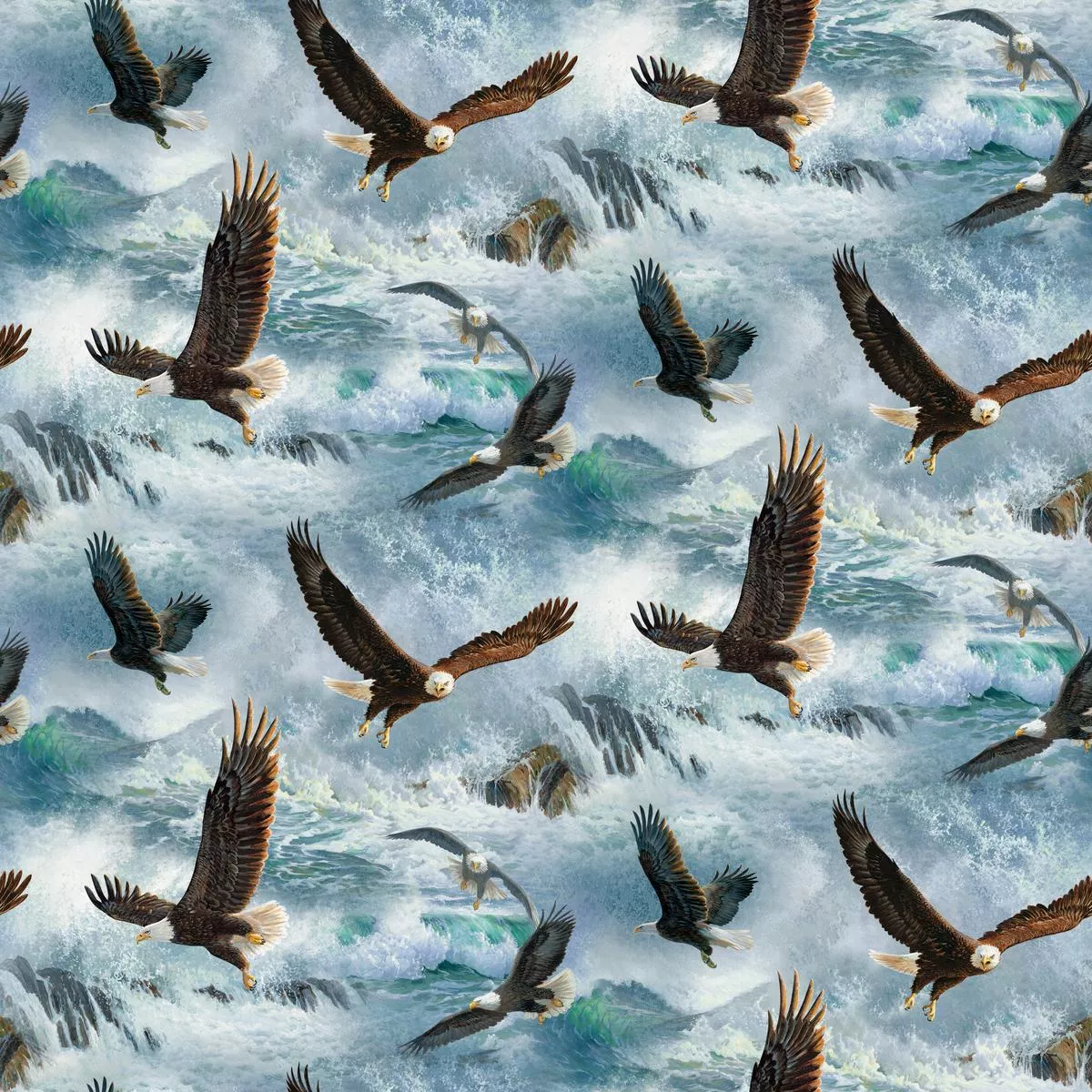 wild-wings-quest-hunter-eagle-flight-fabric Wild Wings Quest of the Hunter Eagle Flight Fabric