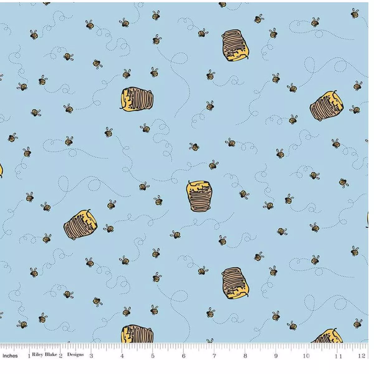 Winnie the Pooh-Bees Blue