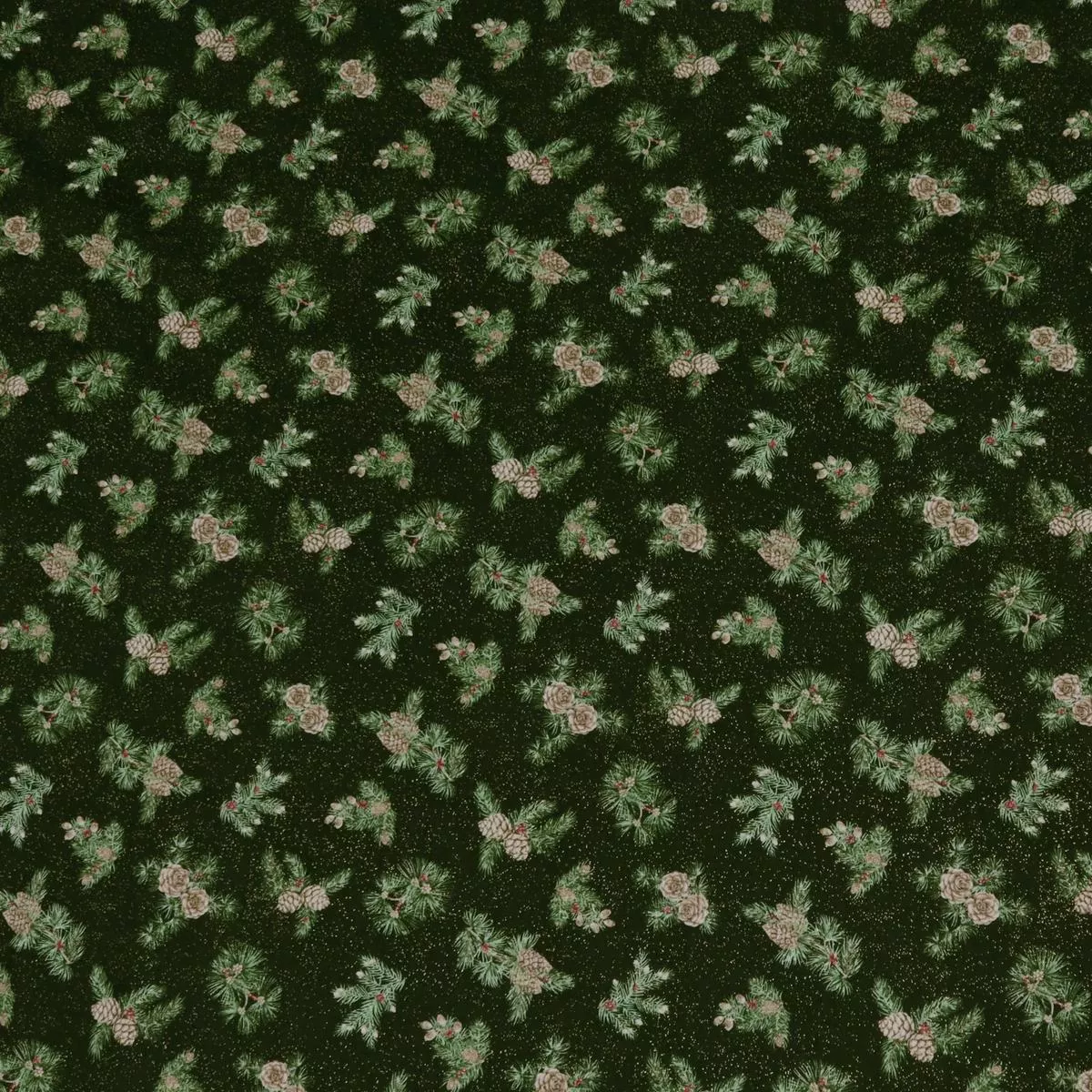 winter-in-pines-fabric-collection-pine-cones-dark-pine Winter In The Pines Fabric Collection – Pine Cones Dark Pine
