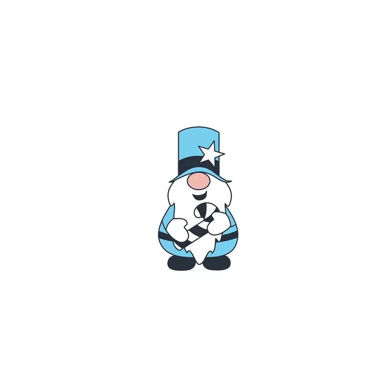 winter-wonderland-gnome-candy-cane-fabric-panel Winter Wonderland Gnome & Candy Cane Fabric Panel