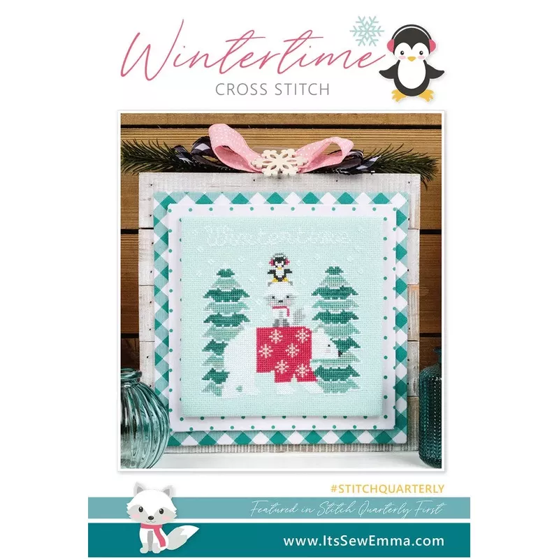 wintertime-cross-stitch-pattern Wintertime Cross Stitch Pattern