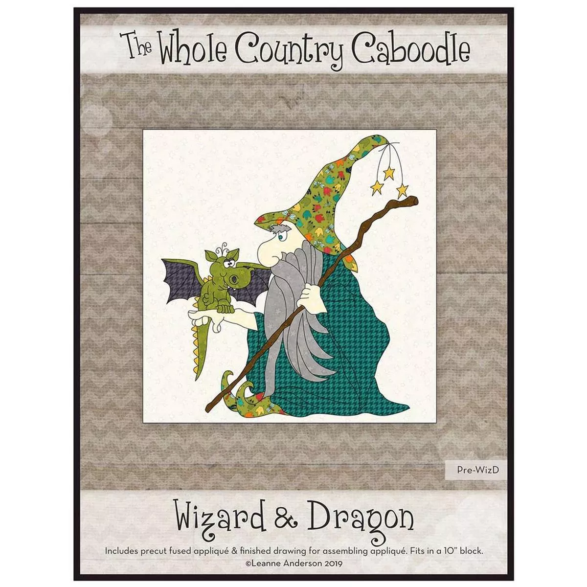 Wizard & Dragon Precut Fused Applique Pack