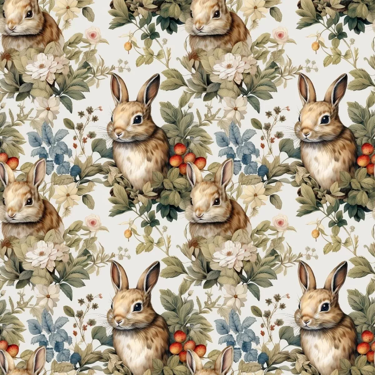 woodland-animals-pattern-4-quilting-cotton-fabric Woodland Animals Pattern 4 Quilting Cotton Fabric