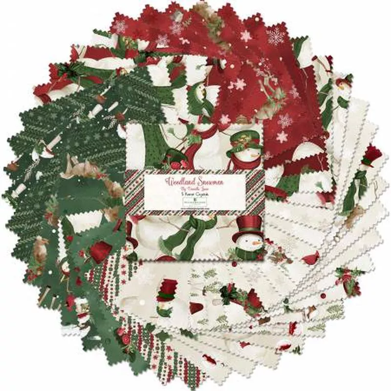 Woodland Snowmen Charm Pack