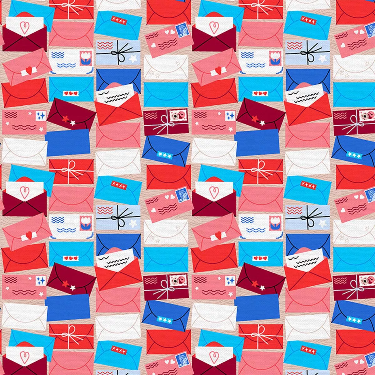you-ve-got-mail-red-blue-double-gauze You’ve Got Mail – Red/Blue – Double Gauze