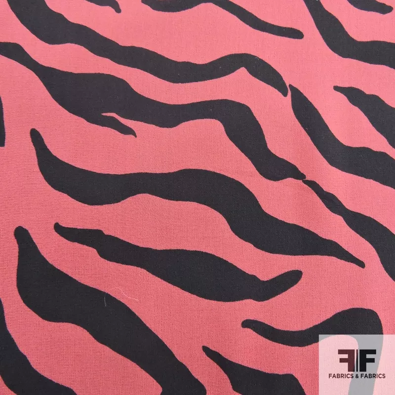 zebra-printed-silk-chiffon-pink-black Zebra Printed Silk Chiffon – Pink/Black
