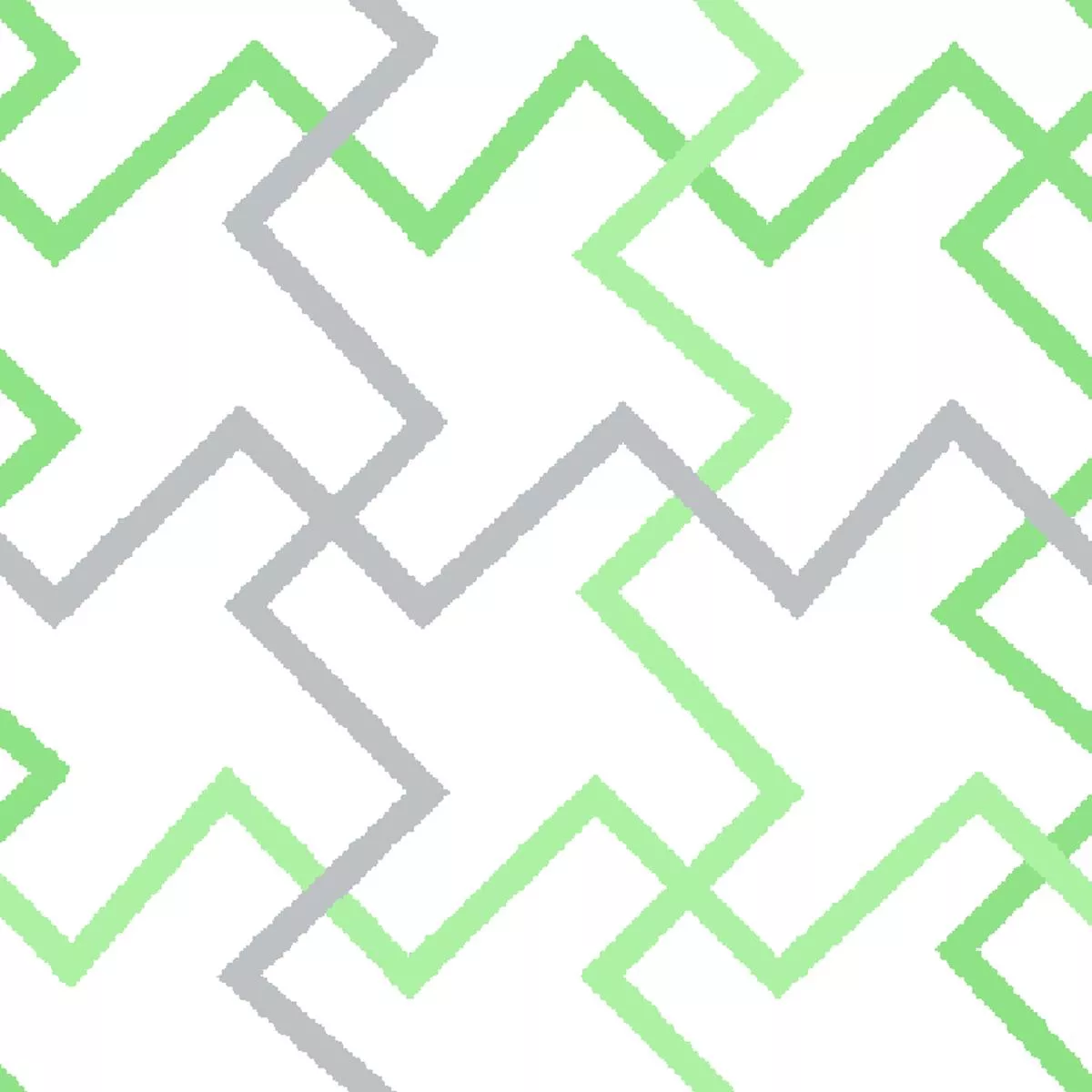 zigzag-lattice-on-green-gray-fabric Zigzag Lattice on Green & Gray Fabric