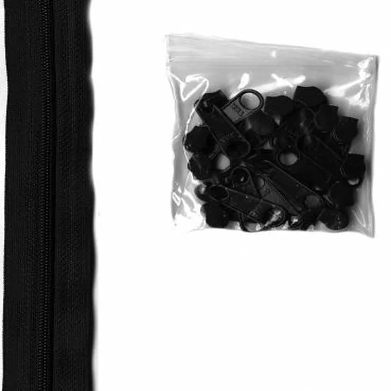zippers-by-yard-black-4-yards Zippers by the Yard Black (4 yards)