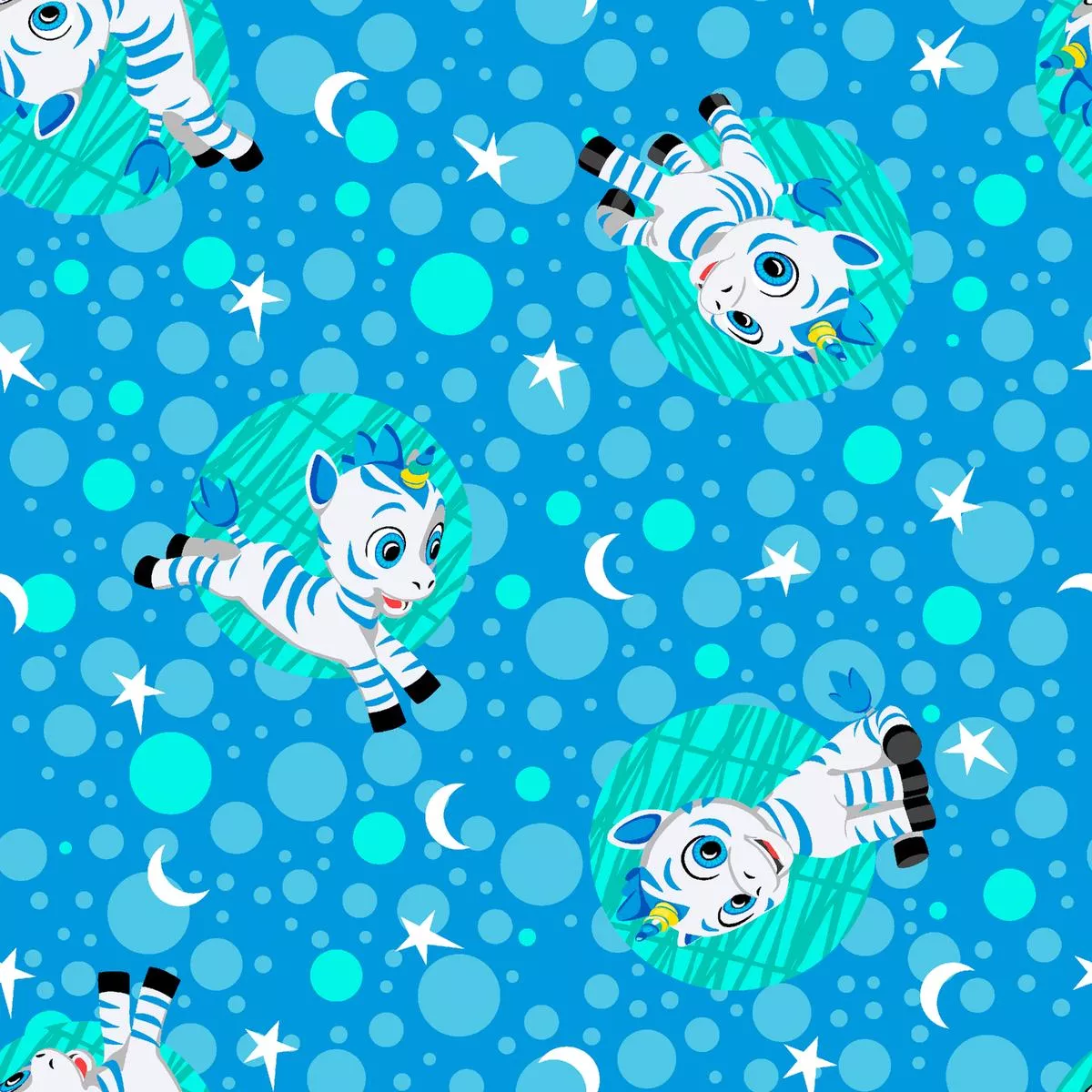 zoonicorn-valeo-dots-on-blue-fabric Zoonicorn Valeo Dots on Blue Fabric